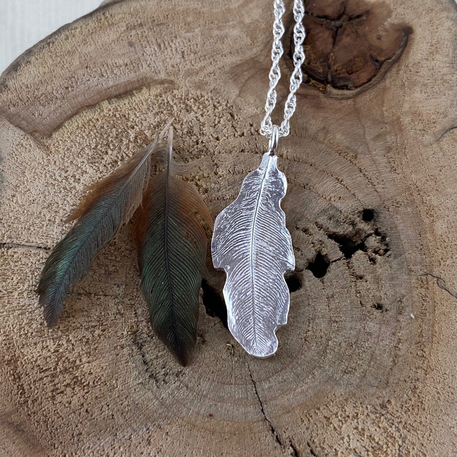 Swallow Jewellery 16 and 18" Silver Necklaces