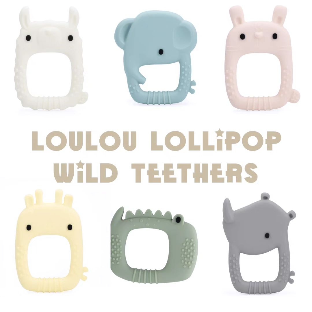 Loulou Lollipop Silicone Wild Teether